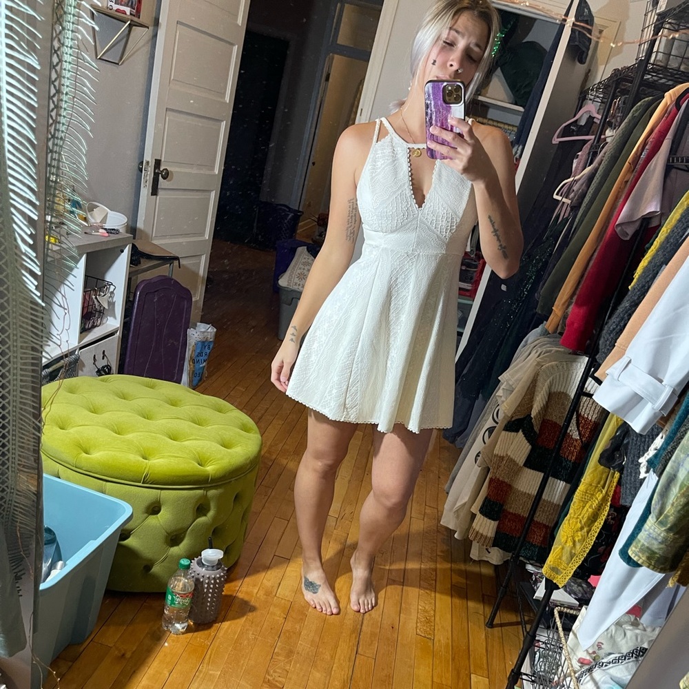 Free people Little white dress